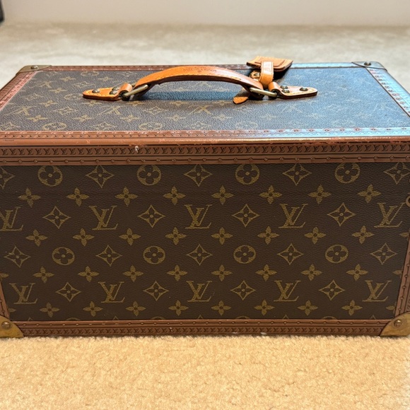 LOUIS VUITTON BOITE TRAIN CASE PHARMACY VANITY MAKE UP MIRROR LOCK AND KEY TRUNK - Picture 11 of 15